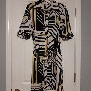 New York & Company Collared Dress or Shirt Size L